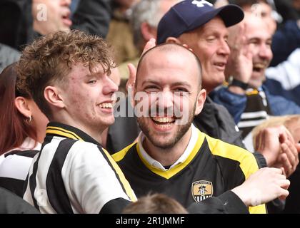 Wembley Stadium, London, UK. 13 May 2023 at 1530hrs. Notts County FC v Chesterfield FC - Vanarama National League Play Off Final.  Notts County fans.  Picture: Mark Dunn/Alamy, Stock Photo