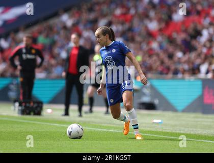 Wembley Stadium, London, UK. 14th May, 2023. Womens FA Cup Final Football, Chelsea versus Manchester United; Guro Reiten of Chelsea Credit: Action Plus Sports/Alamy Live News Stock Photo