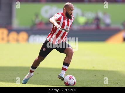 London, UK. 14th May, 2023. Bryan Mbeumo of Brentford during the Premier League match at Gtech Community Stadium, London. Picture credit should read: Paul Terry/Sportimage Credit: Sportimage Ltd/Alamy Live News Stock Photo