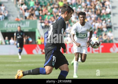 Elche, Spain. 14th May, 2023. ELCHE.14.5.2023.elche cf 1 ahtlco madrid 0 foto.joaquin de haro. Credit: CORDON PRESS/Alamy Live News Stock Photo