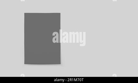 Blank branding stationery set isolated on grey as template for identity design presentation. Stock Photo