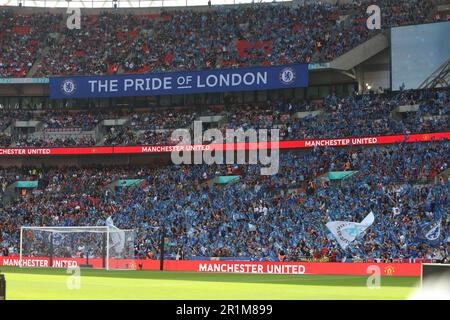 London, UK. 14th May, 2023. General view of Wembley during the Vitality Womens FA Cup final between Chelsea and Manchester United at Wembley Stadium in London, England. (Alexander Canillas/SPP) Credit: SPP Sport Press Photo. /Alamy Live News Stock Photo