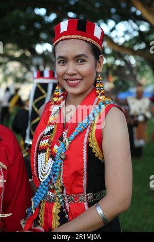 Iban traditional Costumes, kuching, sarawak Stock Photo - Alamy