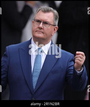 Image ©Licensed to Parsons Media. 06/05/2023. London, United Kingdom. DUP leader Sir Jeffrey Donaldson attend  The Coronation of His Majesty King Charles III and Her Majesty The Queen Consort at Westminster Abbey. Picture by Andrew Parsons / Parsons Media Stock Photo