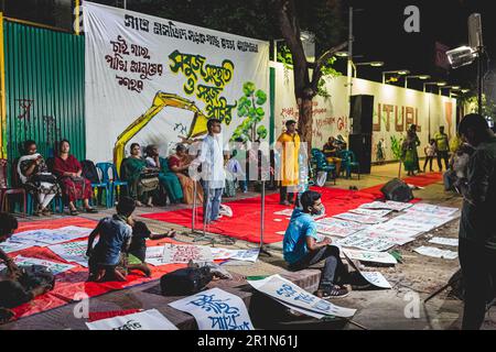 Green activists, students and residents have been protesting against ...