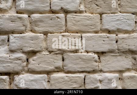 old white brick wall background Stock Photo