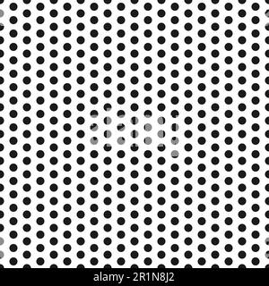 Metal perforated texture mesh. Metal panel with round holes seamless pattern. Steel circle perforated grid sheet background. Carbon fiber texture Stock Vector