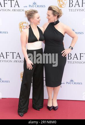 Kate Winslet and Mia Threapleton attending the Bafta Television Awards