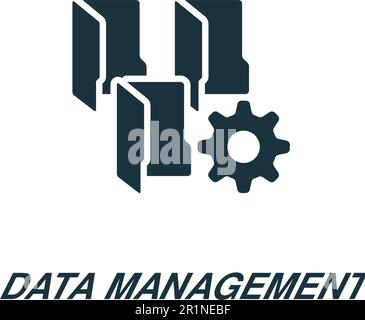 SQL icon. Monochrome simple sign from data analytics collection. SQL ...