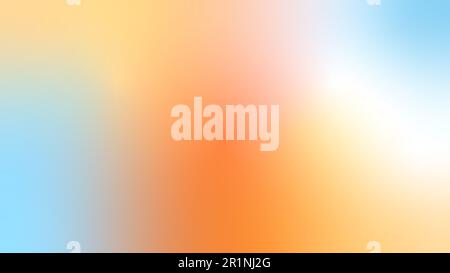 Summer Pastel Gradient Background Stock Photo