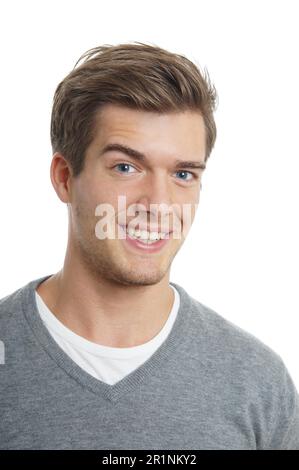 young man smiling Stock Photo