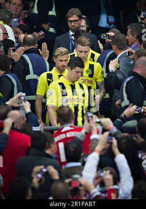 London, 25.05.2013, Wembley Trainer Juergen Klopp (BvB) Borussia Dortmund - FC Bayern München Champions League Finale der Herren  Copyright (nur für j Stock Photo