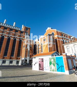 Lisbon, Portugal, Central Tejo, the old power plant converted into Museu da Electricidade or Electricity Museum. Stock Photo