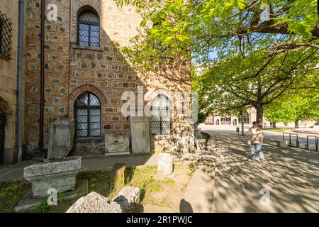 Sofia, Bulgaria. May 2023.   view of the National Archaeological Museum in the city center Stock Photo