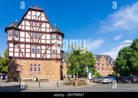 Gießen, Neues Schloss (New Castle) in Lahntal, Hesse, Germany Stock Photo
