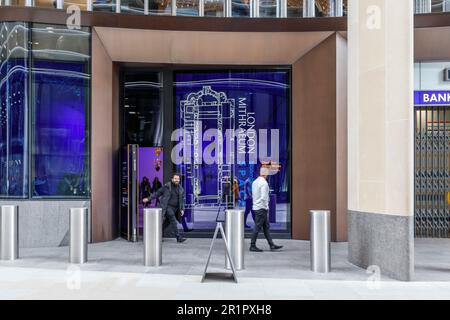 The London Mithraeum in the Bloomberg building in Walbrook, London, UK Stock Photo