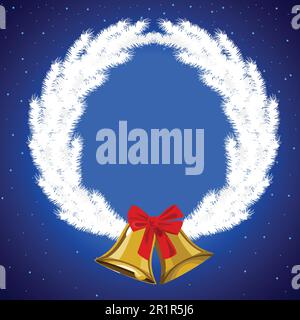 Holiday background with Christmas decoration and ornament Stock Vector