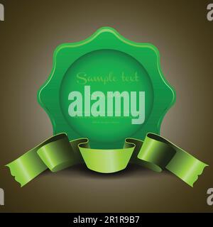 Quality Assurance Label Template Stock Vector