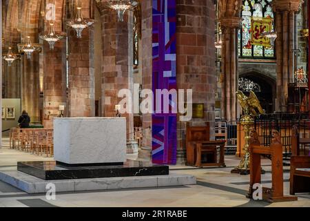 St Giles Cathedral Interior, Edinburgh, Scotland Stock Photo