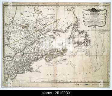 A general map of the northern British Colonies in America : which ...