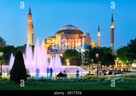 Istanbul Turkey. Hagia Sophia Grand Mosque Stock Photo