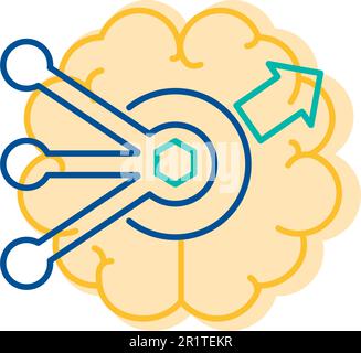Problem Solving icon. Simple line element business motivation symbol ...