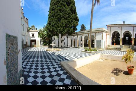 Patio of Villa du Bardo. Part of the Bardo National Museum, Algiers, Algeria. Stock Photo