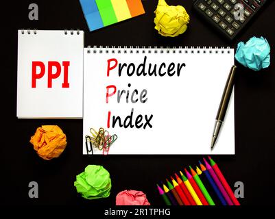 PPI Producer Price Index Symbol. Concept Words PPI Producer Price Index ...