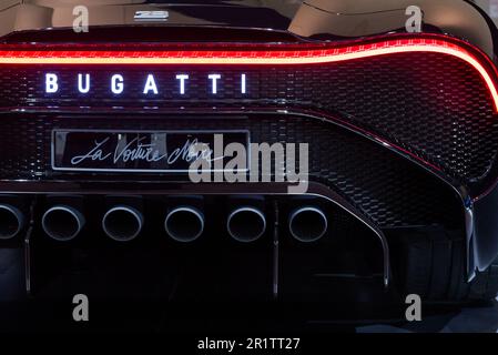 Toronto, ON, Canada - February 14, 2020: Buggatti present at the the 2020 Canadian International AutoShow (Feb. 15-25) on at Metro Toronto Convention Stock Photo