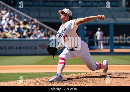 Los Angeles Dodgers' Victor Gonzalez pitches during the first inning of a  baseball against the Philadelphia Phillies, Friday, June 9, 2023, in  Philadelphia. (AP Photo/Matt Rourke Stock Photo - Alamy