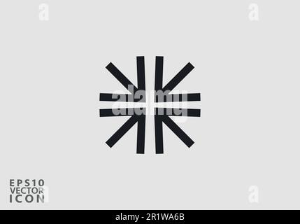 Abstract X letter modern initial lettermarks logo design Stock Vector