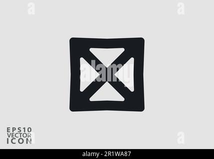 Abstract X letter modern initial lettermarks logo design Stock Vector