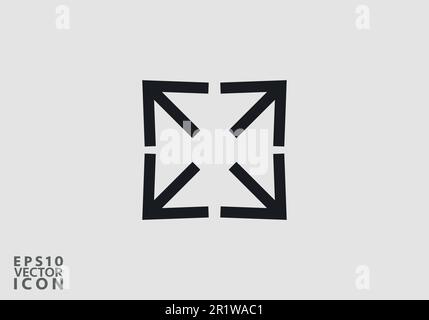 Abstract X letter modern initial lettermarks logo design Stock Vector