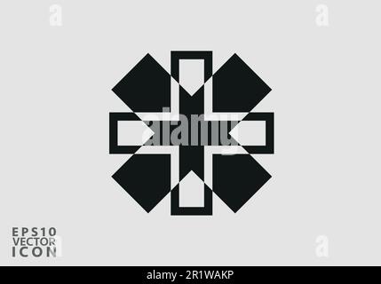 Abstract X letter modern initial lettermarks logo design. X logo template. Stock Vector