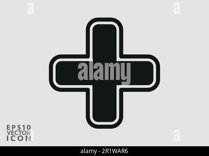 Add Icon vector image. Can be used for phone and tablet. Suitable for mobile apps, web apps and print media. Stock Vector