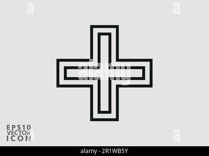 Add Icon vector image. Can be used for phone and tablet. Suitable for mobile apps, web apps and print media. Stock Vector