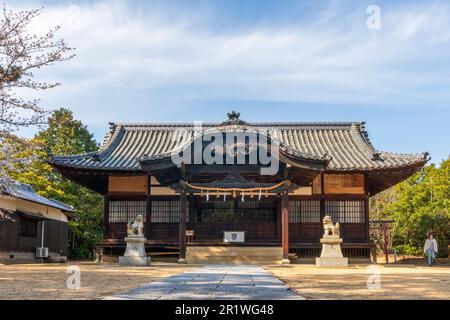 Naoshima, Japan - March 29, 2023: Gokurakuji Temple in Naoshima, Kagawa, Japan Stock Photo