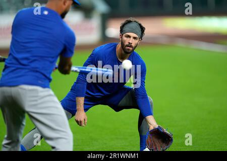 Chicago Cubs' Dansby Swanson before a baseball game, Sunday, May 21, 2023,  in Philadelphia. (AP Photo/Matt Rourke Stock Photo - Alamy