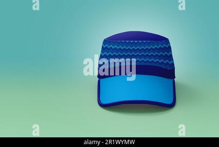 Fashionable cap mockup for product overview. Stock Photo