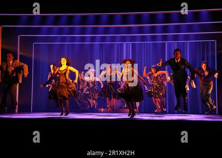 Sydney, Australia. 16th May 2023. First look at TINA – THE TINA TURNER MUSICAL full cast on stage and in costume performing two songs. Theatre Royal Sydney, 108 King Street. Credit: Richard Milnes/Alamy Live News Stock Photo