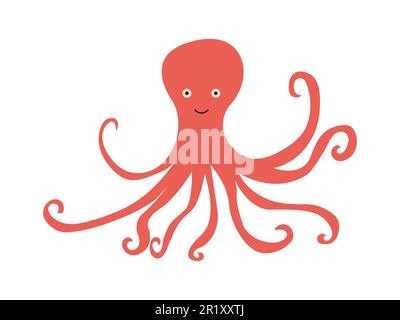 Cute octopus mascot swimming Stock Vector Image & Art - Alamy