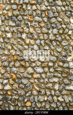 Flint cladding on the side of a house Lavenham Suffolk, UK Stock Photo