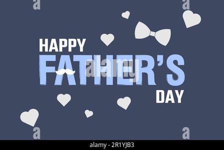 Fathers Day backdrop, poster, card, banner, flyer Stock Vector