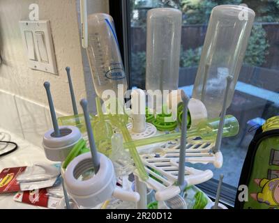 Diy baby bottle online drying rack