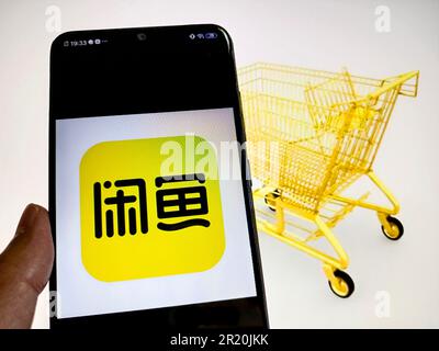 SUQIAN, CHINA - MAY 16, 2023 - Illustration: goofish, Suqian, Jiangsu  Province, China, 16 May 2023. goofish, an idle trading APP owned by  Alibaba, beg Stock Photo - Alamy