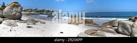 View at the beach of Clifton near Cape Town on South Africa Stock Photo