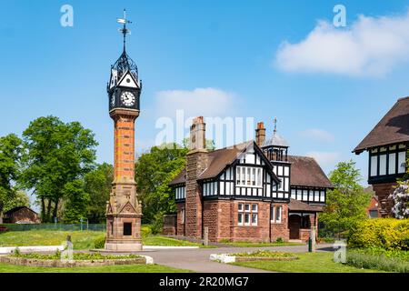 The Lodge in Queens park Crewe Cheshire UK Stock Photo - Alamy