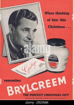 Brylcreem Advertisement c1950s. Photo  by Hector Archive Stock Photo