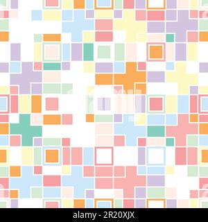 Colorful Pixel Pattern Stock Vector