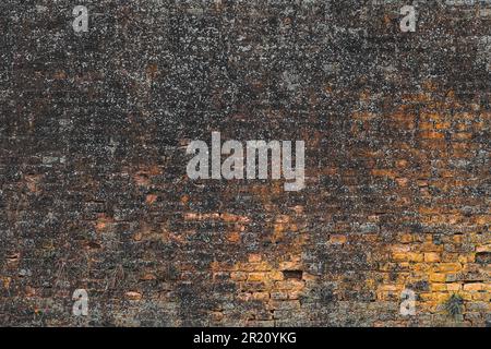 Background of an old worn large brick wall texture, graphic design element Stock Photo